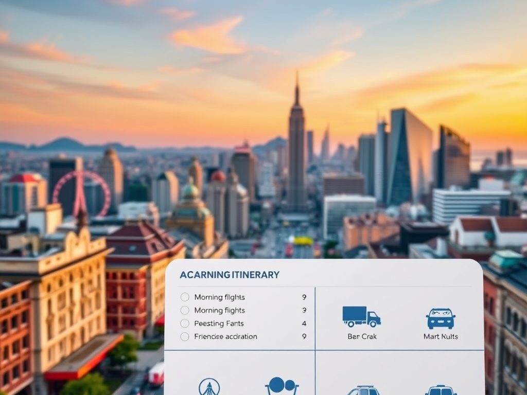 Jak zaplanować city break z porannym przylotem – plan dnia, nocleg i transport